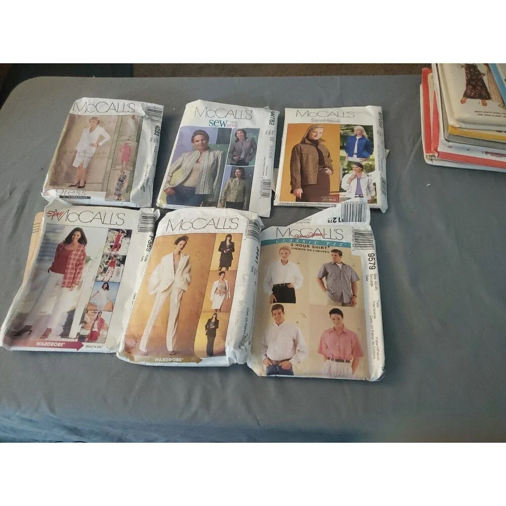 75 + Vtg SEWING PATTERNS MCCALL’S SIMPLICITY BUTTERICK VOGUE NEW LOOK SEE & SEW